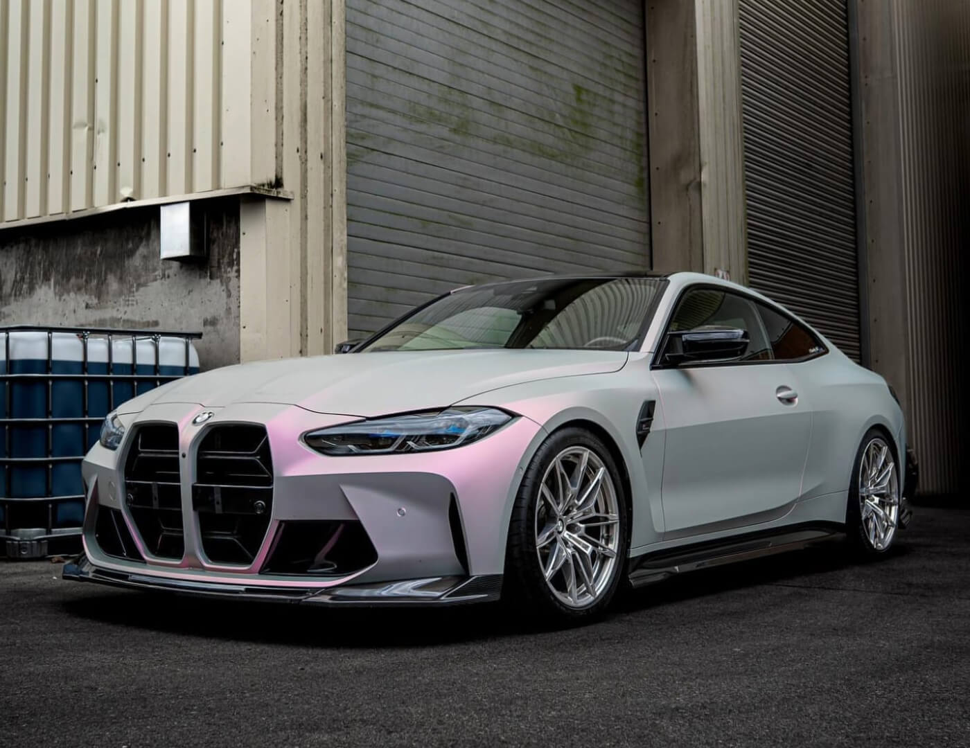 Satin White Irediscent Purple in Kenya